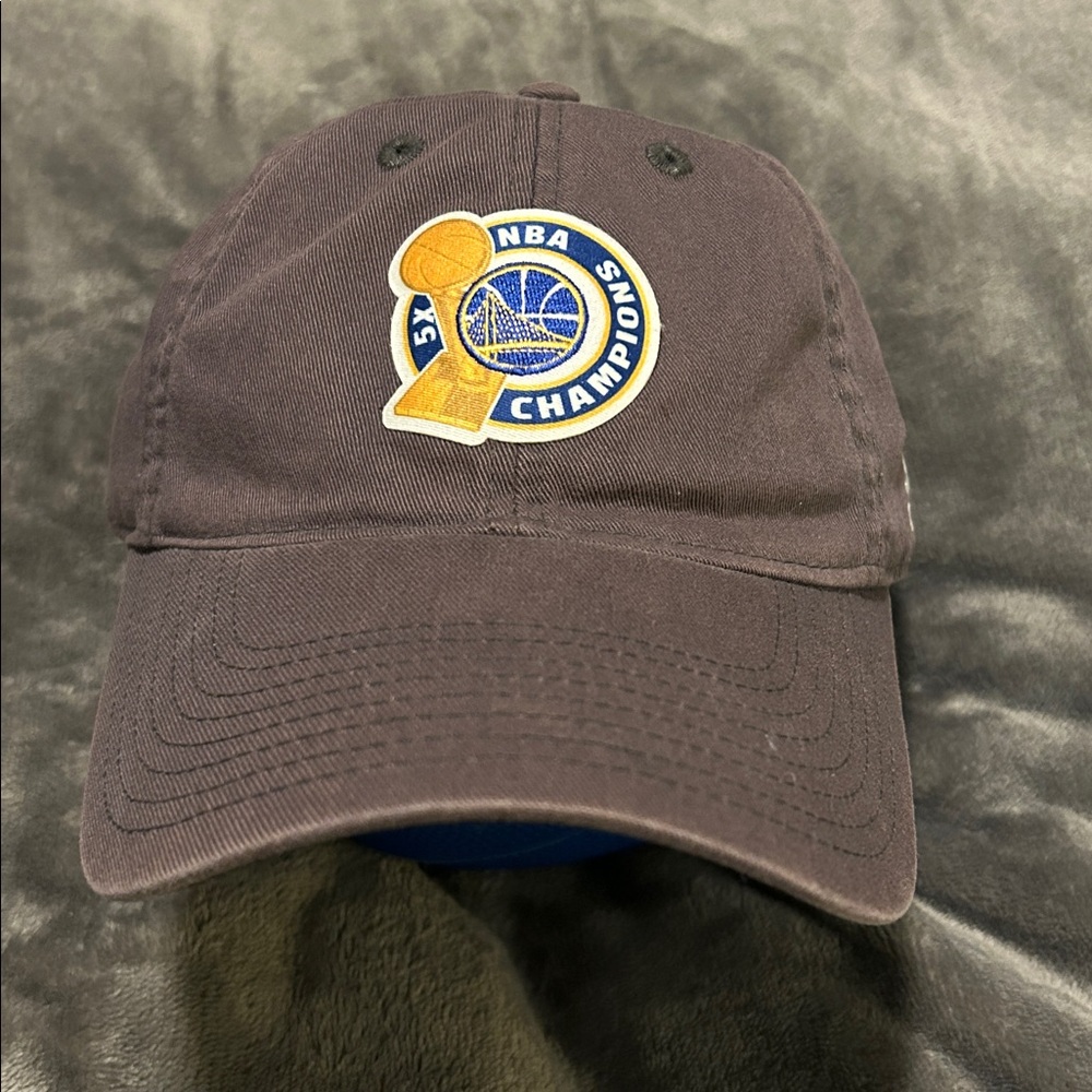 Golden State Warriors 5 time NBA Champions - 2017 Champs Adidas adjustable cap.
